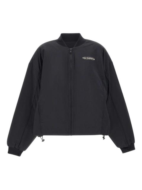 graphic-embroidery bomber jacket