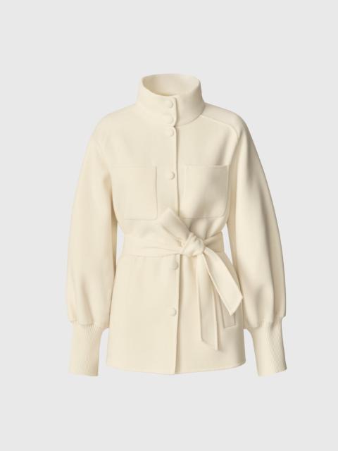 SHANIA Double-Face Wool Belted Jacket