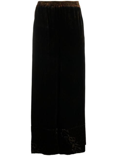 elasticated-waistband trousers