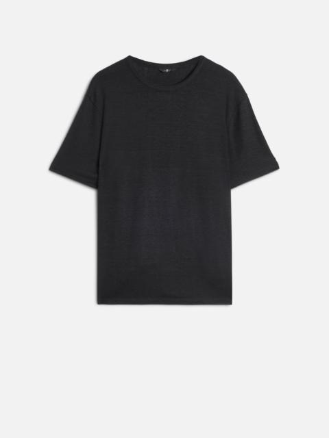 Linen Tee in Black