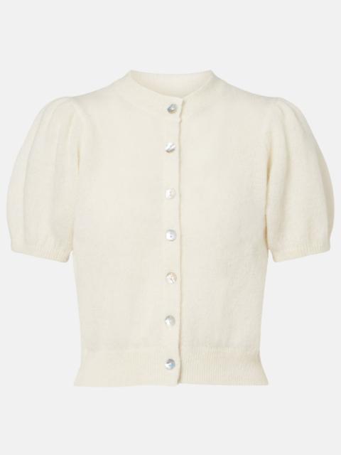 Anisa alpaca and wool-blend cardigan