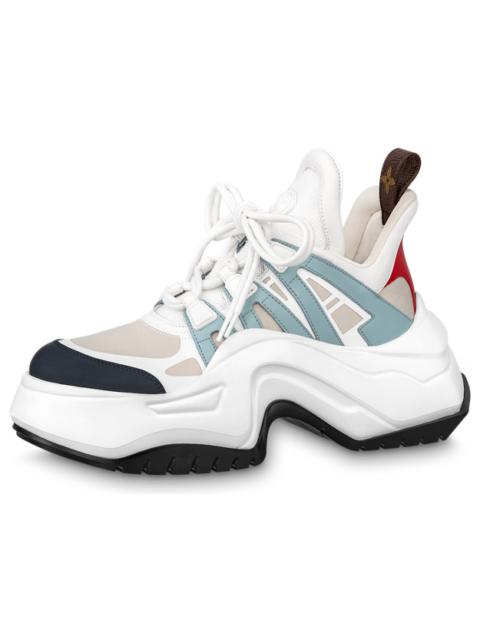 (WMNS) LOUIS VUITTON Archlight 2.0 Platform Sneakers 'White Beige Blue' 1ABIHW