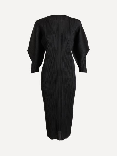 SKYLINE Pleated Midi Dress