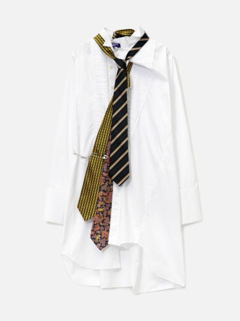 ELONGATED SHIRT WITH TRIPLE TIE