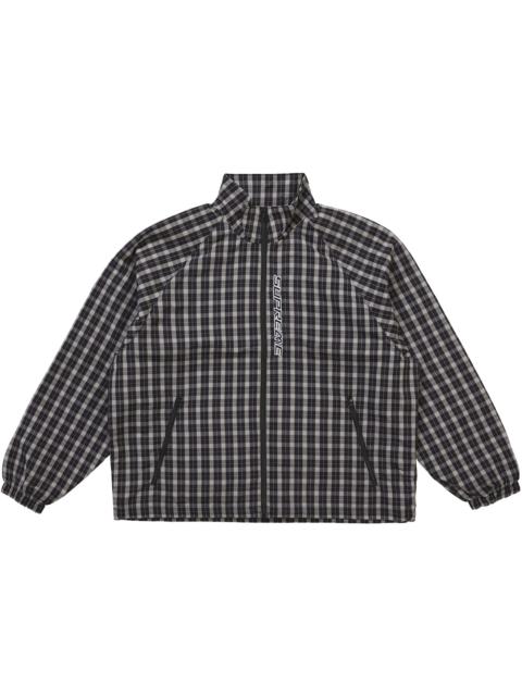 Supreme Supreme Plaid Track Jacket Black - FW25J96 BLACK | REVERSIBLE