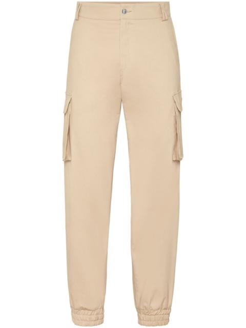 logo-plaque cargo pants