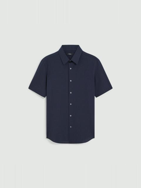 Irving Short-Sleeve Shirt in Structure Knit