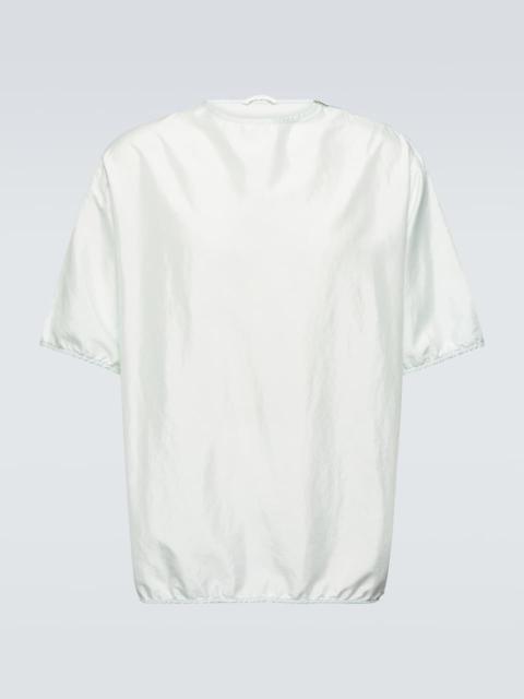 Blouson silk blend T-shirt