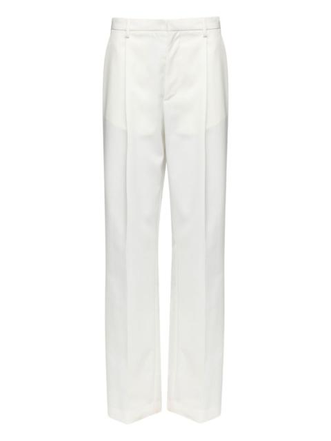 pleated tailored trousers