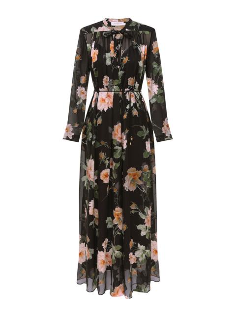 LUNA BURNOUT SHEATH DRESS