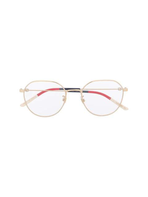 GG0684O soft round-frame glasses