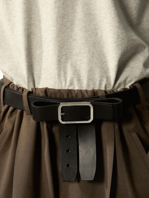 Fiocco Belt Black