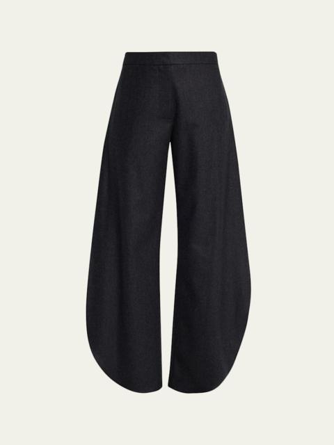 Wool Flannel Petal Pants