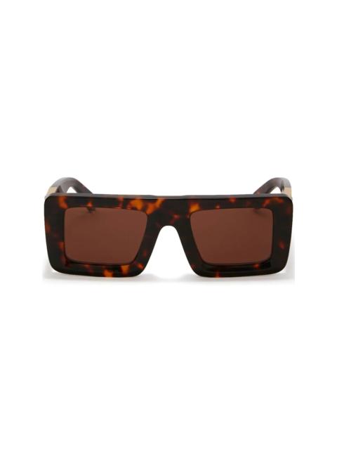 Arrows-motif tinted sunglasses