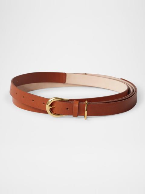 Hollyhock Medium Leather Belt