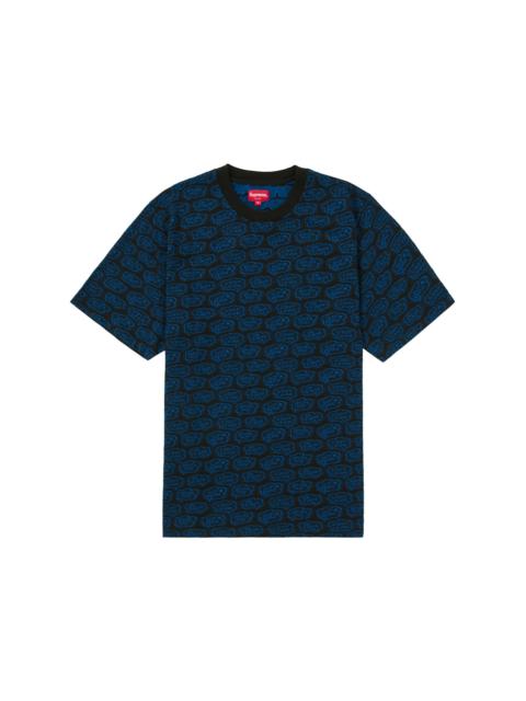 Supreme Supreme Word Bubble Jacquard S/S Top Black - SS22KN74