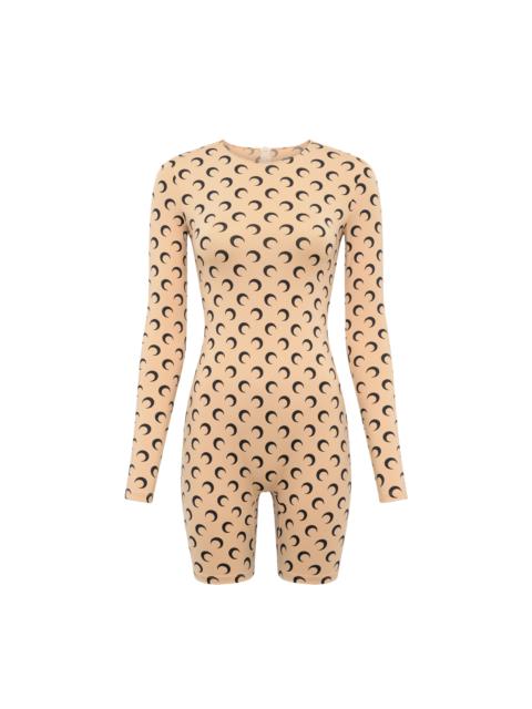 Recycled Moon Jersey Short Catsuit