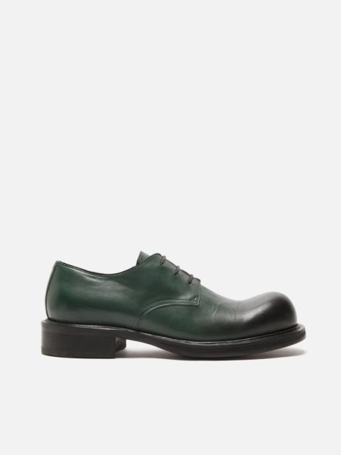 Lace-up leather shoes - Dark green