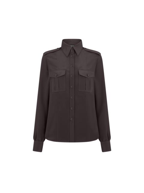 MILITARY SHIRT WITH FRONT POCKETS