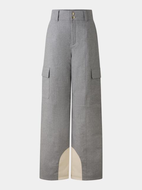 Luca cargo ski pants in Gray