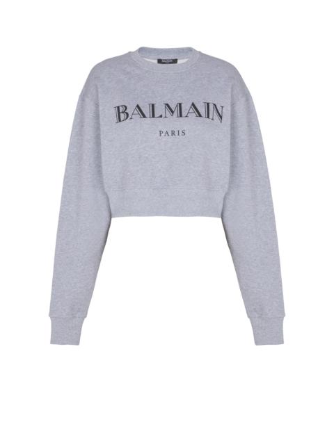 Printed Balmain crew-neck sweatshirt