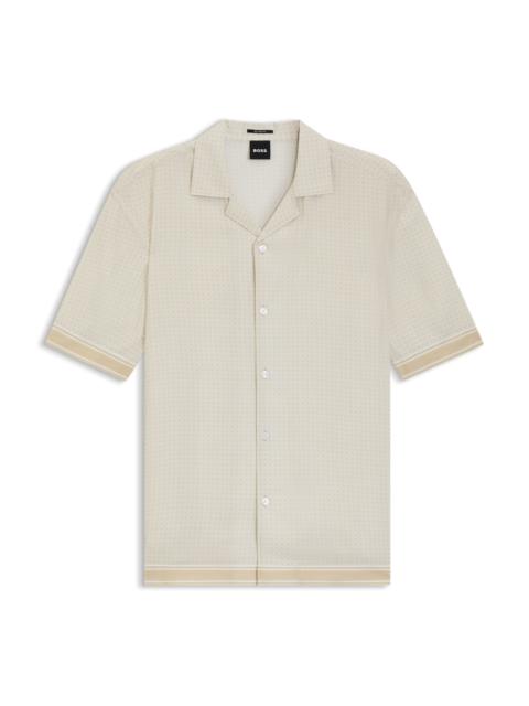 RELAXED-FIT SHIRT WITH MOSAIC PRINT