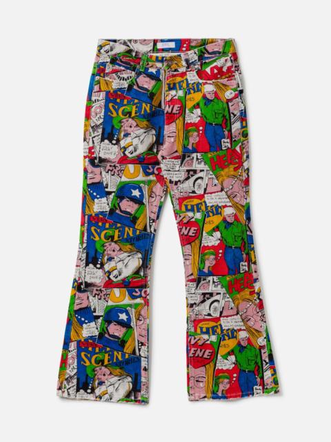 UNISEX PRINTED DENIM PANTS