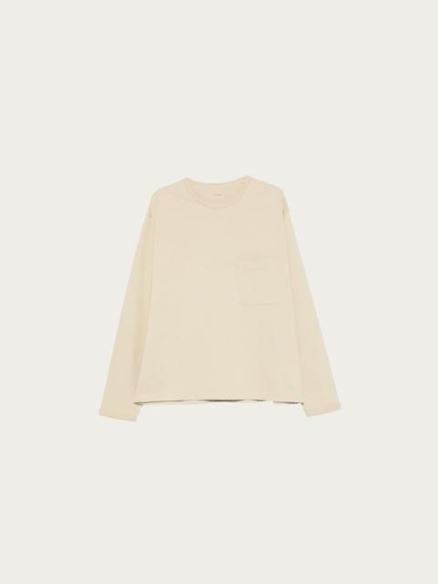 Boxy Long Sleeve Tee - Pear