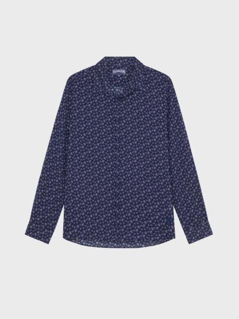 MEN COTTON VOILE SHIRT MICRO RONDE DES TORTUES