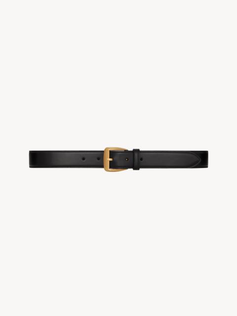 TRAPEZOID BELT IN LEATHER