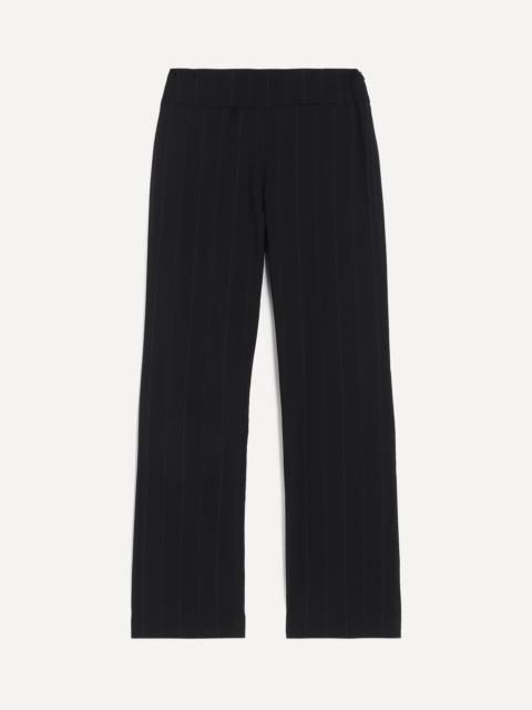 Saba Pinstripe Straight-Leg Trousers