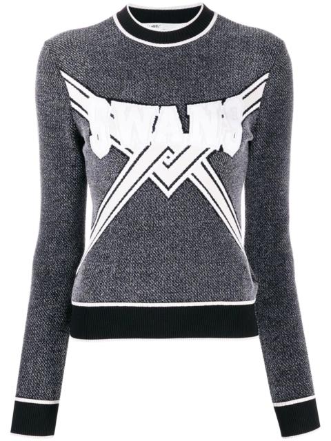 knitted logo top