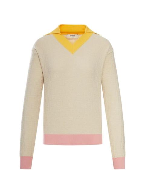 `Color Block FF` Sweater