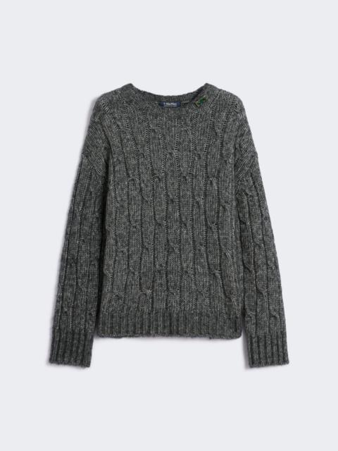 CABARET Boxy jumper in alpaca and cotton