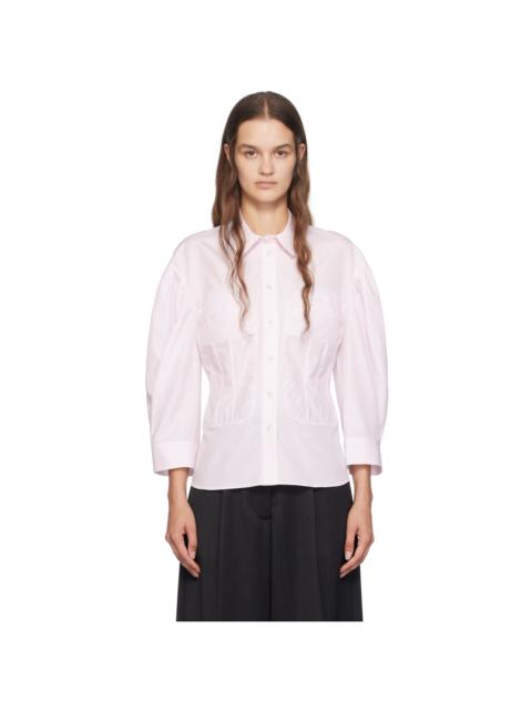 Pink Corset Seam Shirt