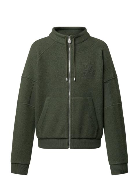 Quilted Textured Wool Blouson