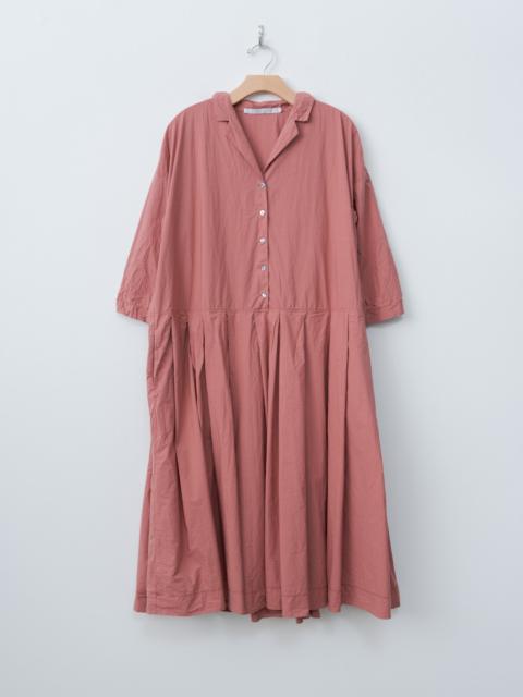 Pleated Collar Dress TC - Coral