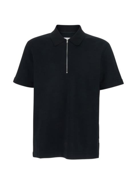 zip polo shirt