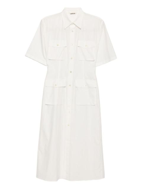 finx twill shirt dress