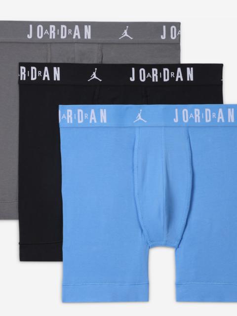 Jordan Flight Men's Cotton Boxer Briefs (3-Pack)