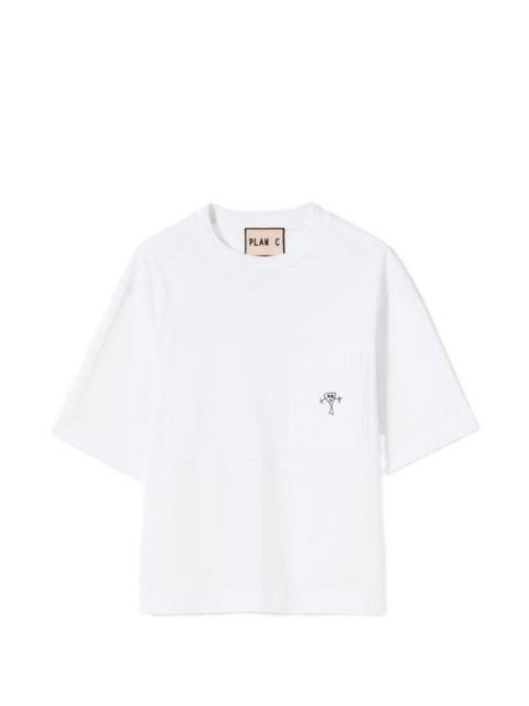 graphic-pocket T-shirt