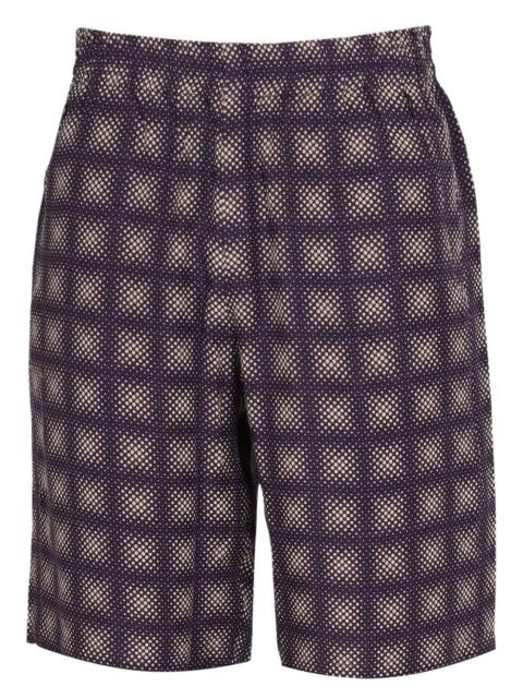 checked bermuda shorts