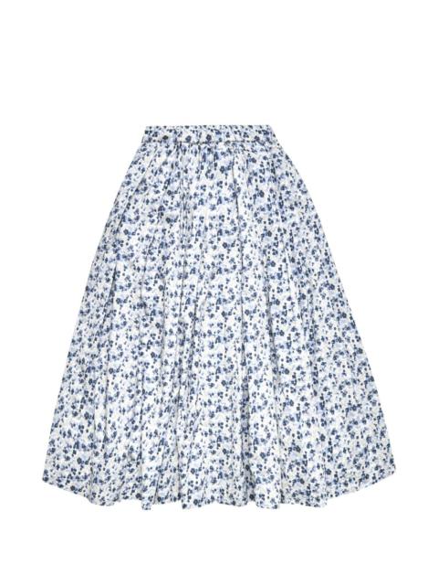 Matilde floral midi skirt