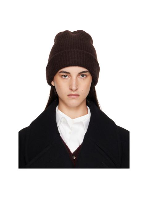 Brown Cashmere Beanie