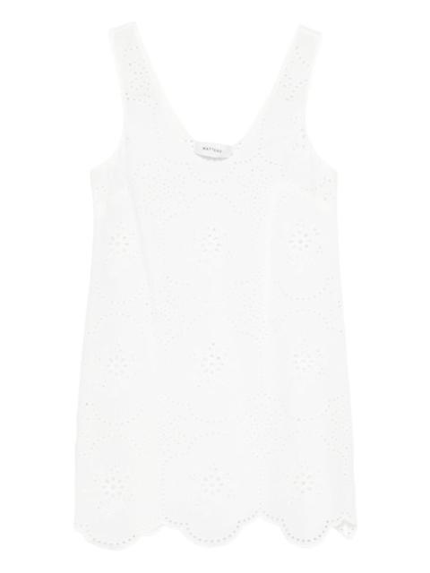 broderie tank dress