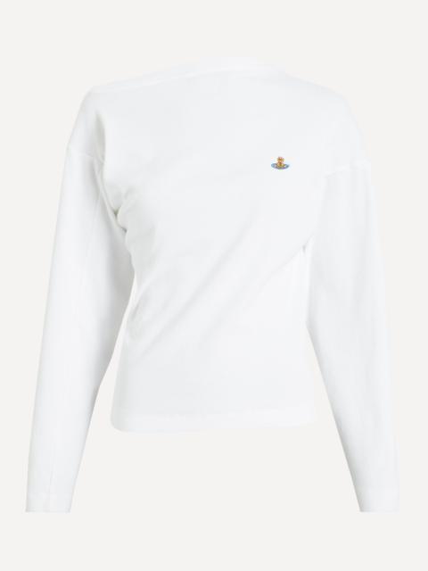 Hebo Draped Long-Sleeve Top