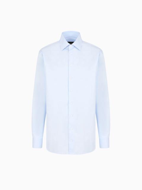Regular-fit luxury cotton shirt