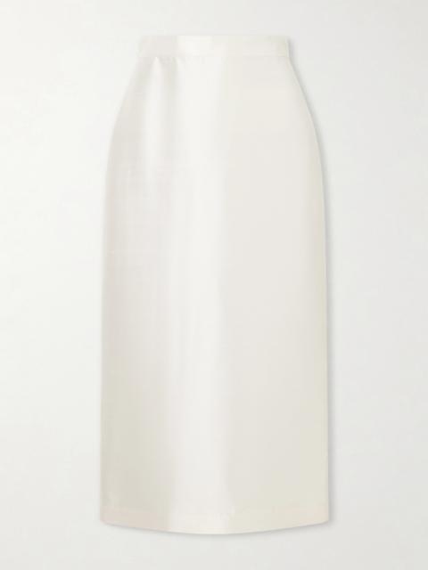 Irene Silk Midi Skirt