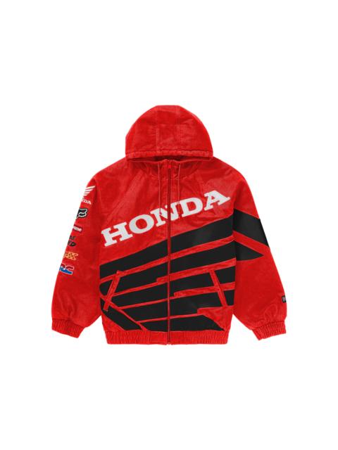 Supreme Honda Fox Racing Puffy Zip Up Jacket Red