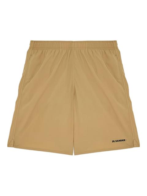 elasticated-waist shorts